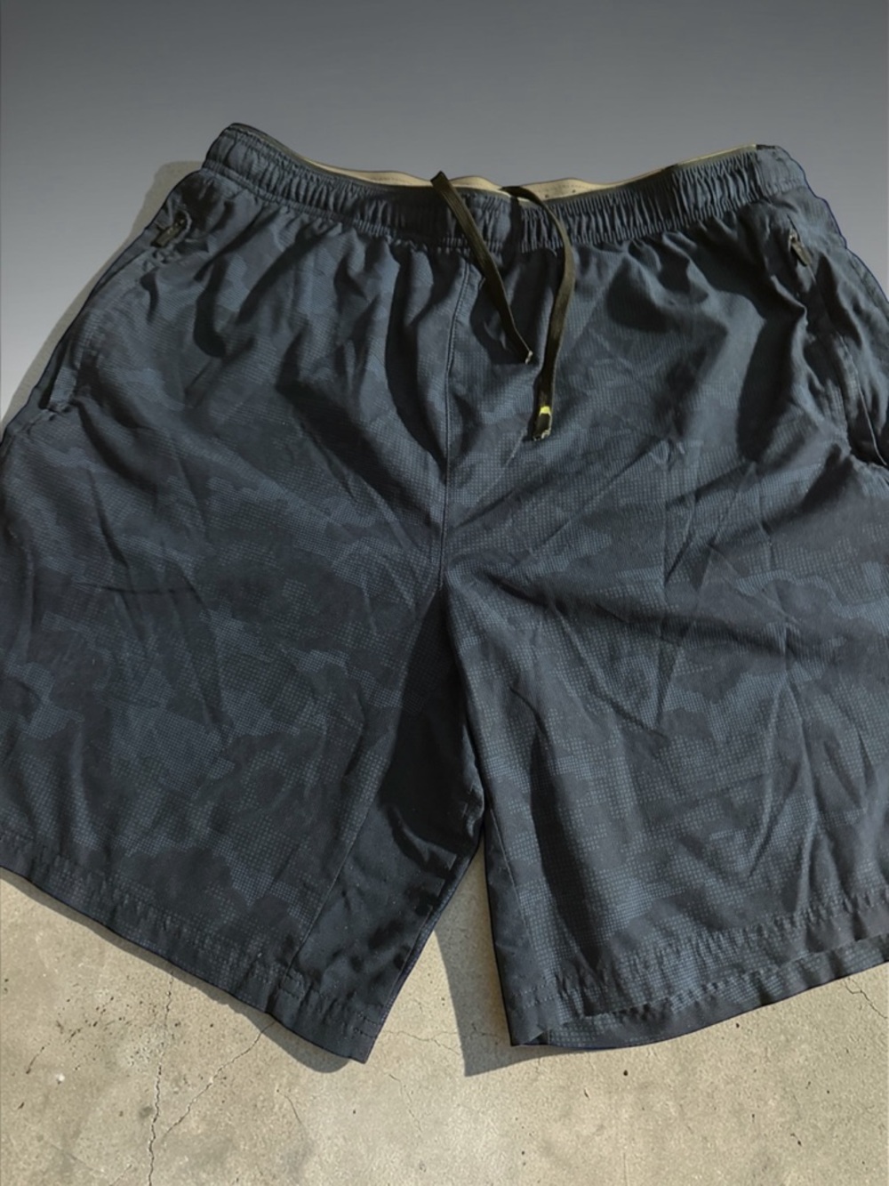 Matrix Men’s Bundle of Two Athletic Shorts - Navy and Charcoal- Size L - Picture 3 of 8